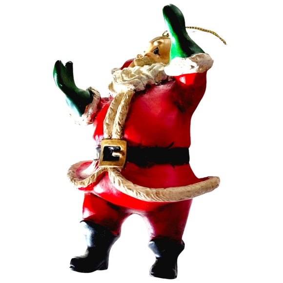 Oversized Santa ornament nwt - Picture 2 of 6